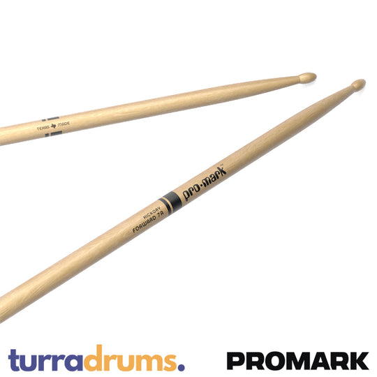 ProMark Classic Forward 7A Wood Tip Hickory Drumsticks (TX7AW)
