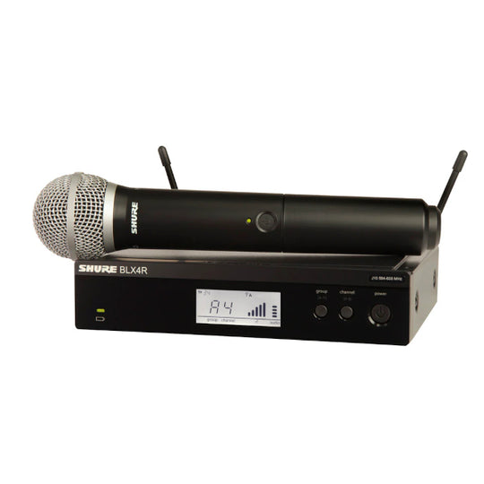 Shure BLX24R/PG58 Handheld Wireless System