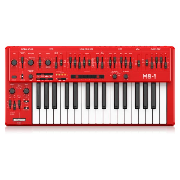 Behringer MS-1 MKII (Red) - Mono Synth | Turramurra Music