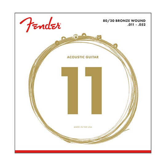 Fender 80/20 Bronze Acoustic Guitar Strings