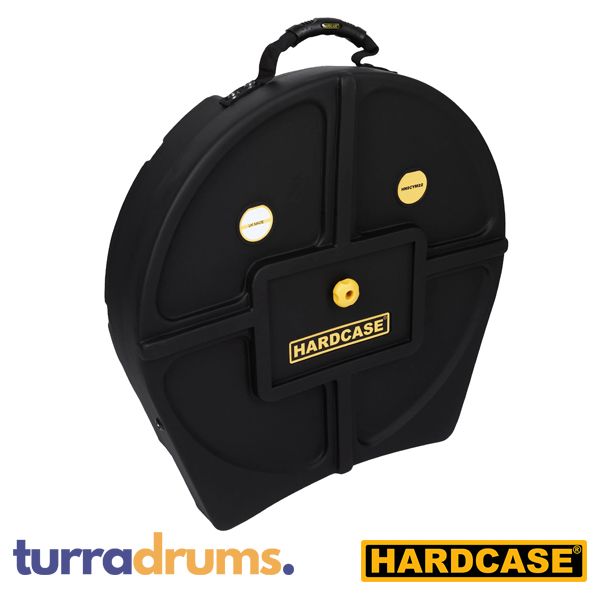 Hardcase 22" Cymbal Case With Wheels - Black (HN9CYM22) angle