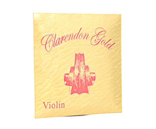 Clarendon Gold Violin Strings 4-4 Set