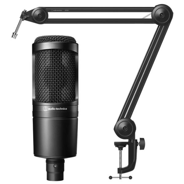 Audio Technica AT2020 (Black) - Boom Arm Bundle | Turramurra Music