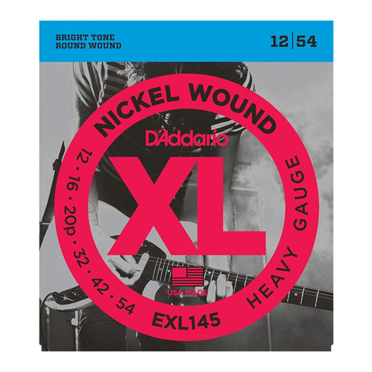 D'Addario EXL145 Electric Guitar Strings Heavy 12-54