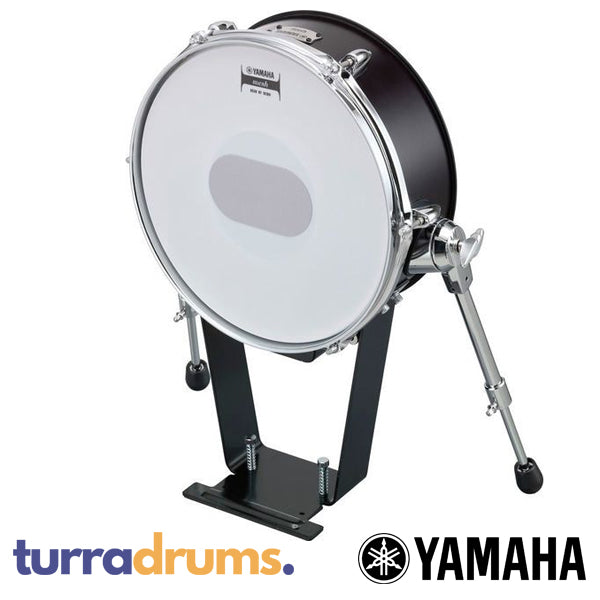 Yamaha DTX10K Electronic Drum Kit with Silicone (TCS) Heads - Black Forest kick front