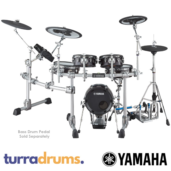 Yamaha DTX10K Electronic Drum Kit with Silicone (TCS) Heads - Black Forest front 2