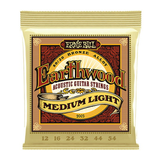 Ernie Ball Earthwood 80/20 Medium Lights 12-54