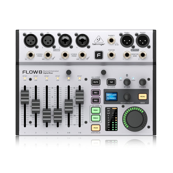 DTM・DAW Behringer FLOW8 Behringer Flow 8 - Digital Mixer | Turramurra Music