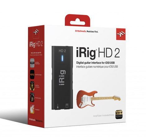 IK Multimedia iRig HD2 | Mobile Guitar Interface | Turramurra Music