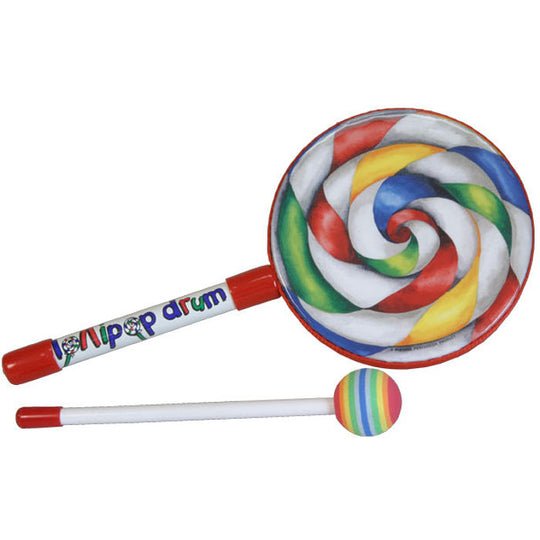 Remo Percussion Kids 8 Inch Lollipop Drum with Mallet (ET-7108-00)