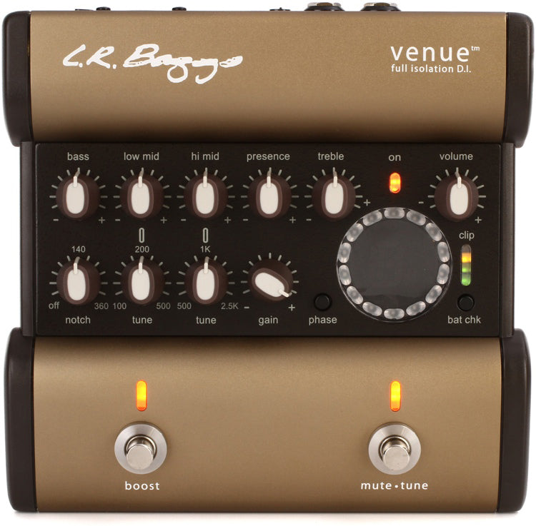 L.R. Bagges Venue D.I. アコースティックギター用プリアンプ Venue DI Acoustic Guitar Preamp + DI — LR Baggs