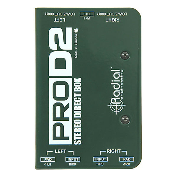 Radial Engineering ProD2 - Stereo DI Box | Turramurra Music