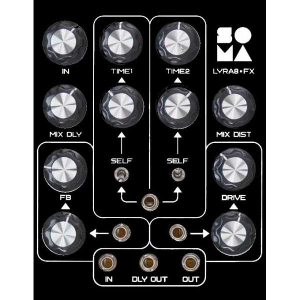 SOMA laboratory LYRA8-FX ユーロラックモジュラーシンセ SOMA LABS Lyra 8 FX - Eurorack Module | Turramurra Music