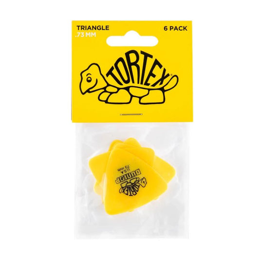 Jim Dunlop Tortex Triangle Picks Players Pack 0.73 (6 Pack)