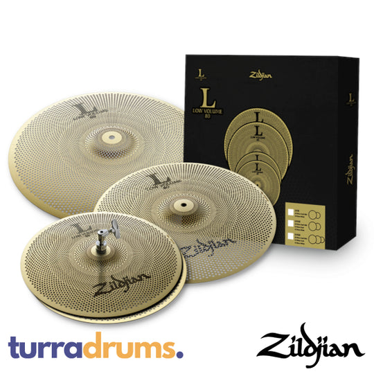 Zildjian LV468 Low Volume L80 Cymbal Pack 14/16/18