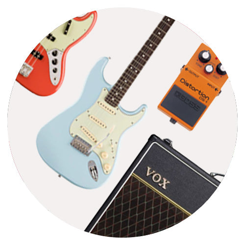 Guitars, Basses, Amps & Effects