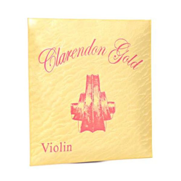 Clarendon Gold Violin Strings 1-4 Set