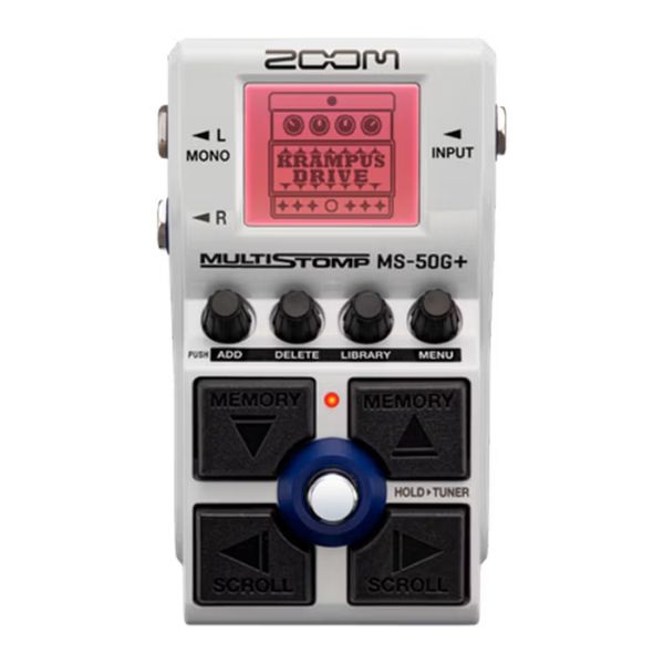 Zoom MultiStomp MS-50G+ guitar effects pedal on a white background