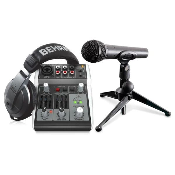 Behringer PODCASTUDIO USB 2 Recording Package