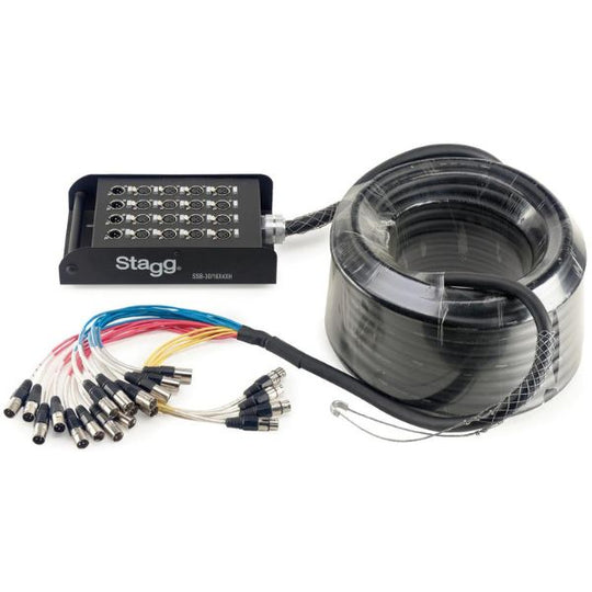 Stagg Stagebox 16 XLR Send/4 XLR Return (30m) SSB-30/16X4XH