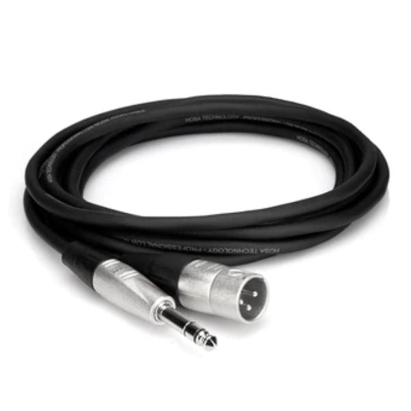 Hosa HSX010 1/4 Inch TRS to XLRM Pro Balanced Interconnect Cable 10ft