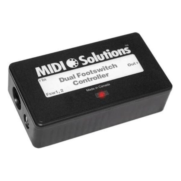 Midi Solutions Dual Footswitch Controller
