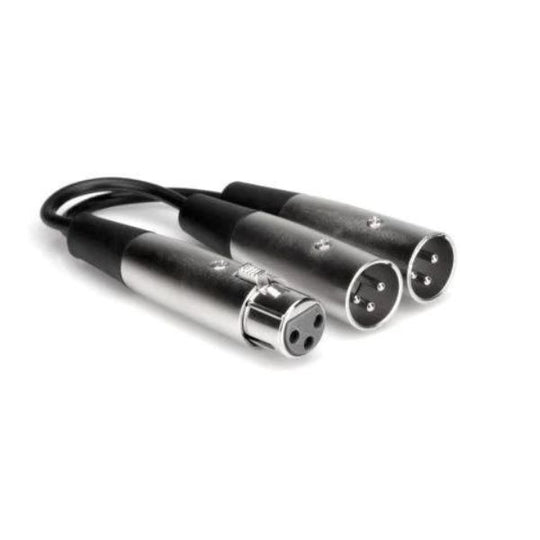Hosa YXM101.5 XLR Y-Cable 18 Inch