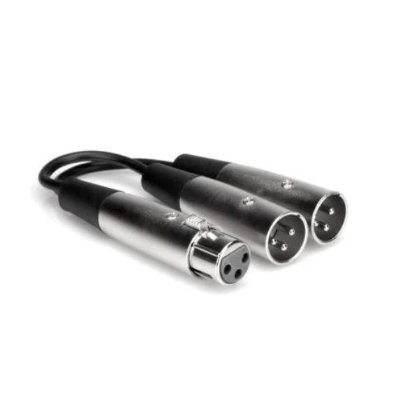 Hosa YXM121 XLR Y-Cable 6 Inch