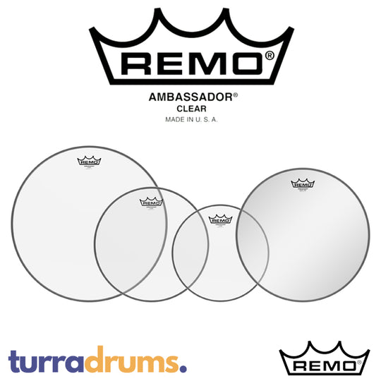 Remo USA Ambassador Clear Reso Pro Pack - Fusion Plus Size