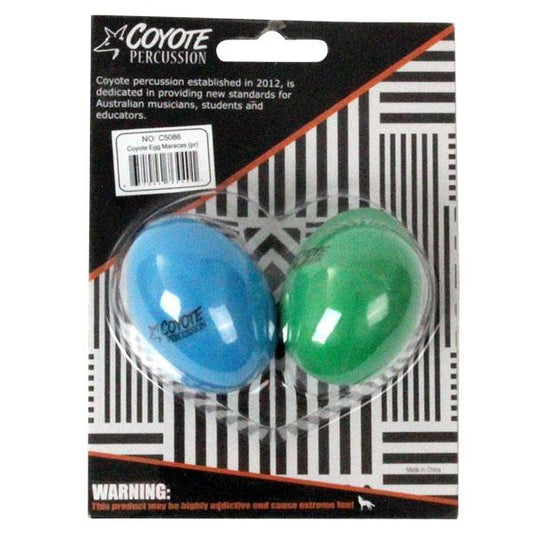 Coyote Egg Maracas Pair (C5086)