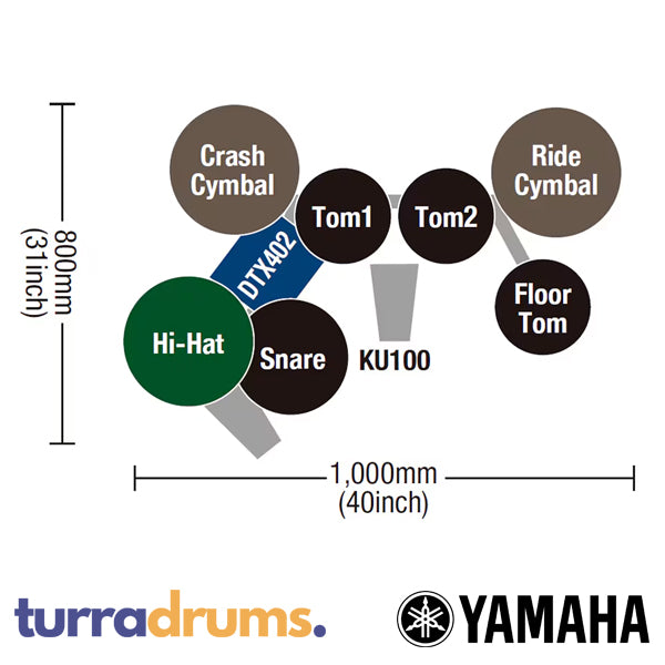 Yamaha DTX402K PLUS Electronic Drum Kit