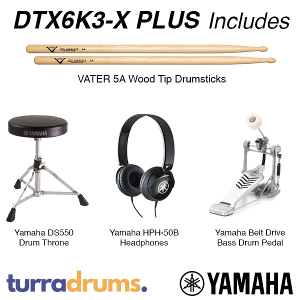 Yamaha DTX6K3-X PLUS Electronic Drum Kit