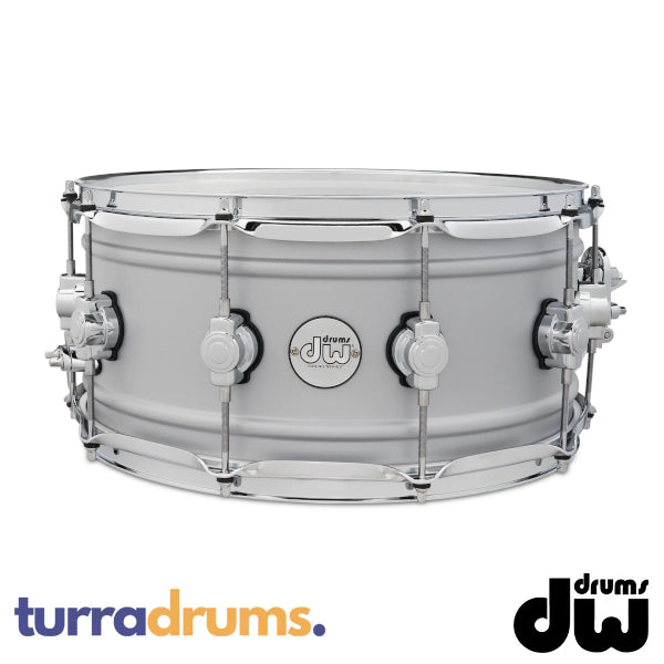 DW Design Series Matte Aluminium Snare Drum