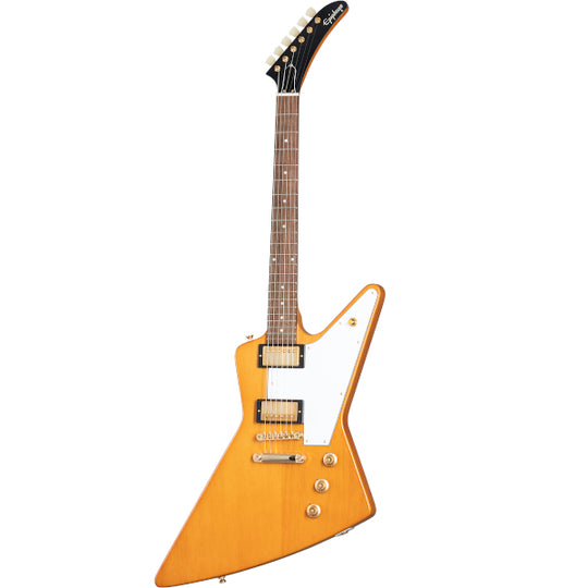 Epiphone 1958 Korina Explorer (White Pickguard) - Aged Natural