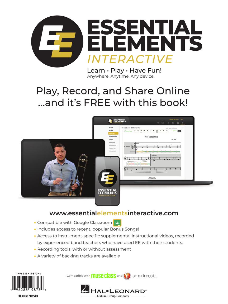 Essential Elements for Band Book 1 with Online Resources New 2025