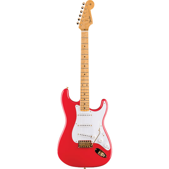 Fender Custom Shop Masterbuilt 1950s Stratocaster AAAA Birdseye Maple Neck NOS - Fiesta Red