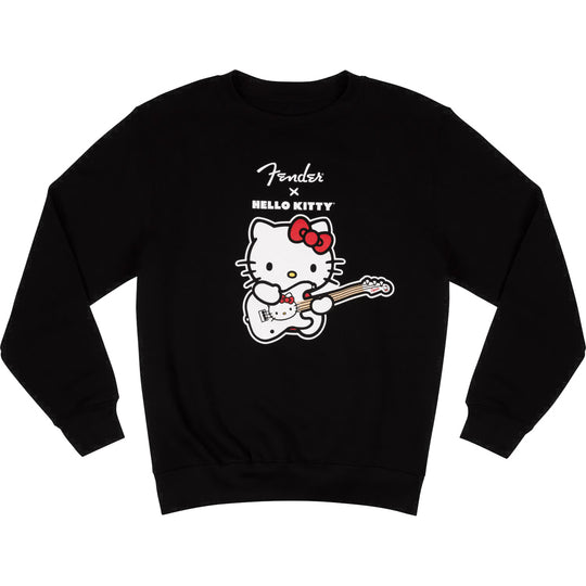 Fender x Hello Kitty Crewneck Logo Sweatshirt - Black