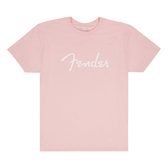 Fender Spaghetti Logo T-Shirt - Shell Pink