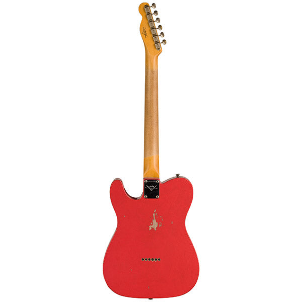 Fender Custom Shop 63 Telecaster Relic Aged Fiesta Red
