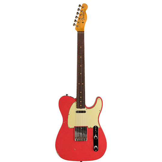 Fender Custom Shop 63 Telecaster Relic Aged Fiesta Red