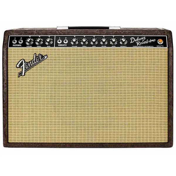 Fender 65 Deluxe Reverb  Tooled  Western Wheat