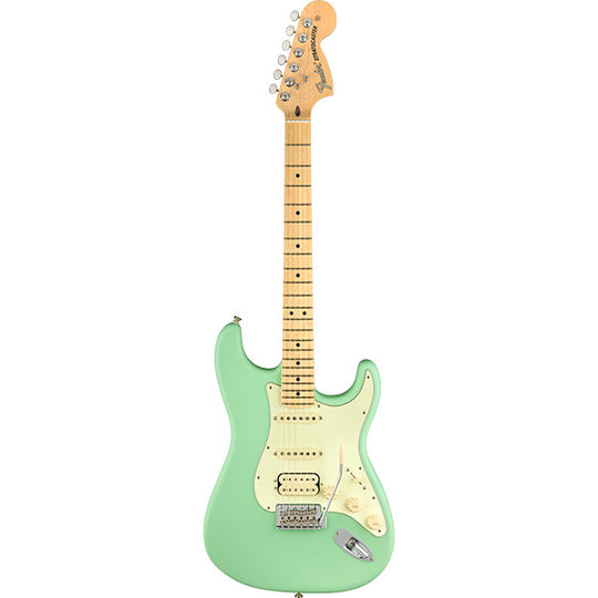 American Performer Stratocaster HSS, Maple  Satin Surf Green