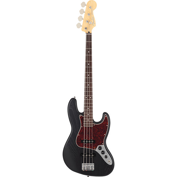 Fender Japan Jazz Bass Raw Ash Black