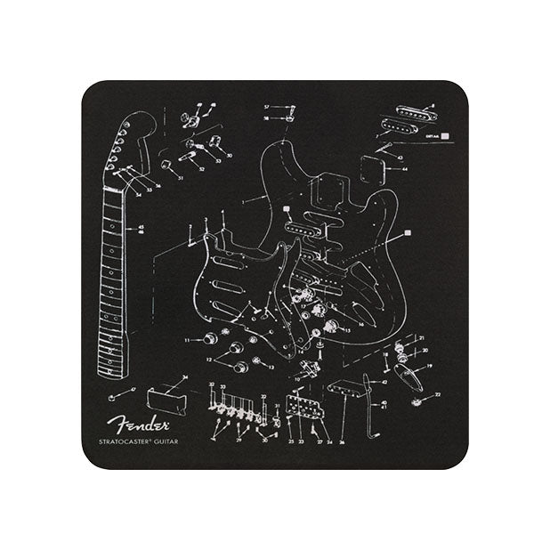 Fender Mousepad Exploded Strat