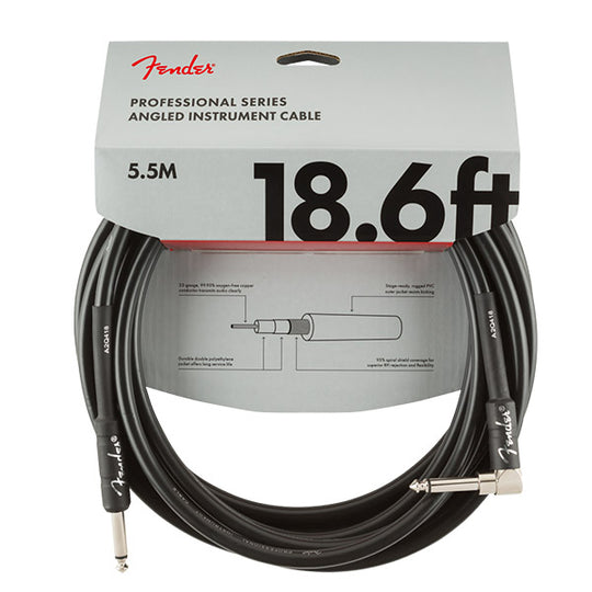 Fender Pro Series  Cable 18.6'  (Straight - Right-Angle)