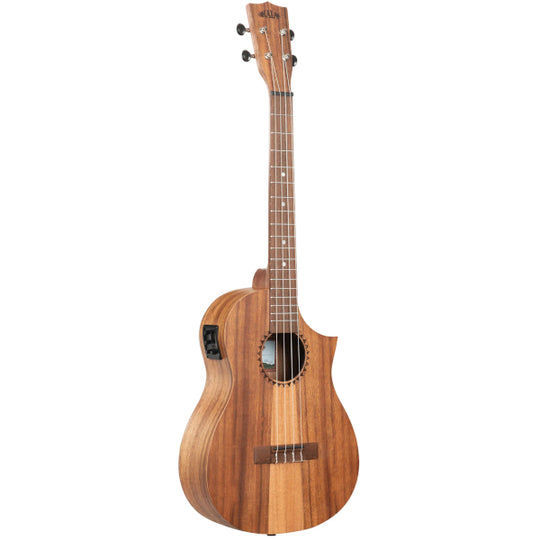 Kala Teak Tri-Top Baritone Ukulele with Pickup & Cutaway (KA-TK-B-CE)