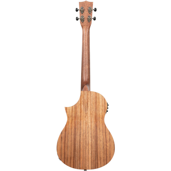 Kala Teak Tri-Top Baritone Ukulele with Pickup & Cutaway (KA-TK-B-CE)