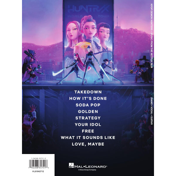 KPop Demon Hunters - Music from the Netflix Film PVG Songbook
