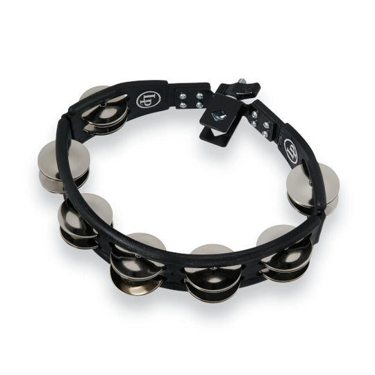 LP Cyclops Mounted Steel Tambourine - Black (LP160)