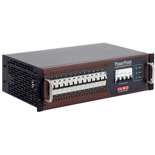 LSC PWP12/10A PowerPoint 12Ch x 10A Power Distribution Rack